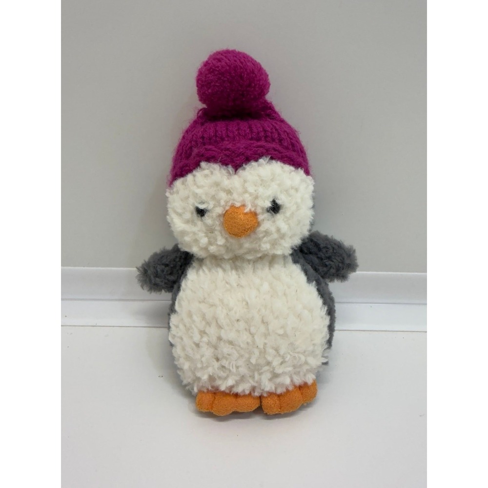 Jellycat 6" Wee Winter Fuschia Penguin Plush